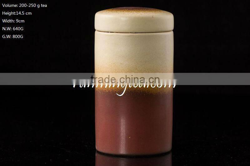 250g Ceramic material Tea Canister Ceramic