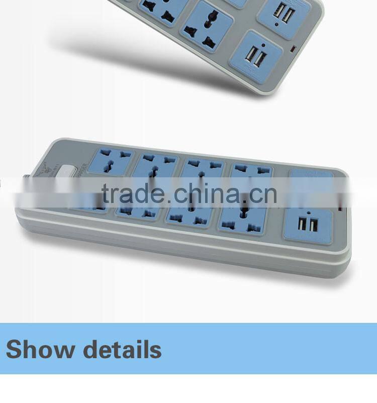 Convenience outlet universal,desktop USB power strip,electrical socket with usb