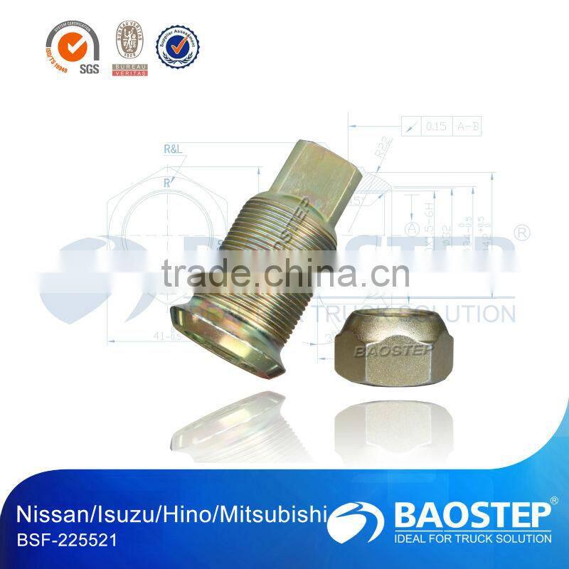 High strength auto steel m22 m32 wheel hex nut