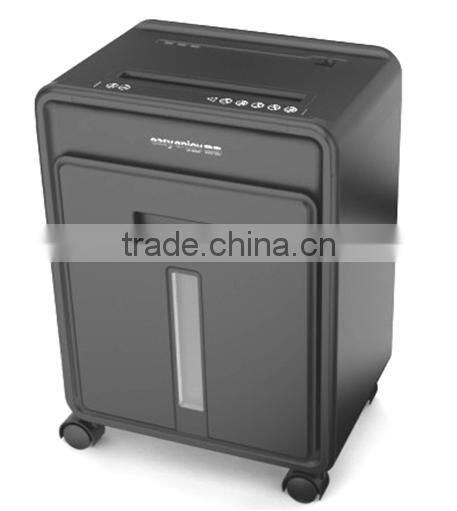 Large capacity 15 sheet cross cut shredder paper