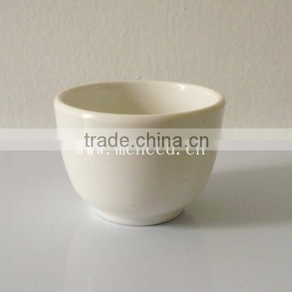 hot sale table ware eco-friendly Japanese melamine white color tea cup