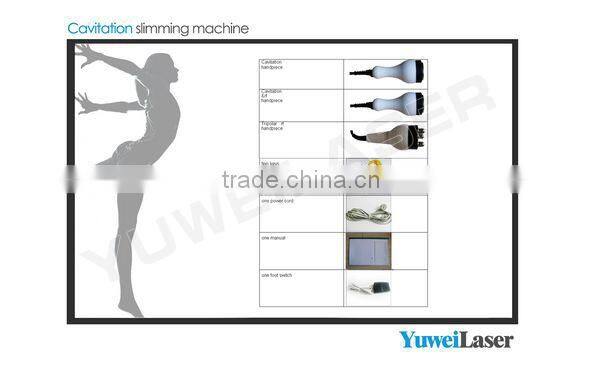 yuweilaser YWC-1 Cavitation&RF SYSTEM