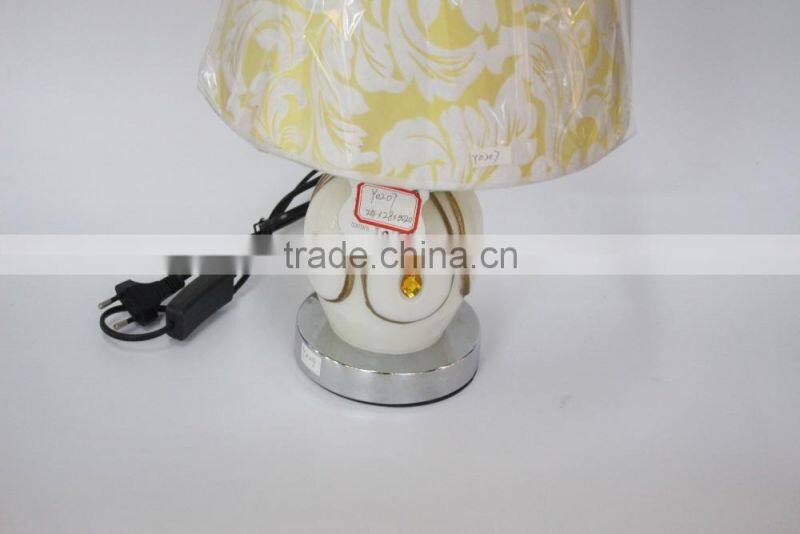No.1 yiwu exporting commission agent wanted pretty european style bedside table decorative lamp