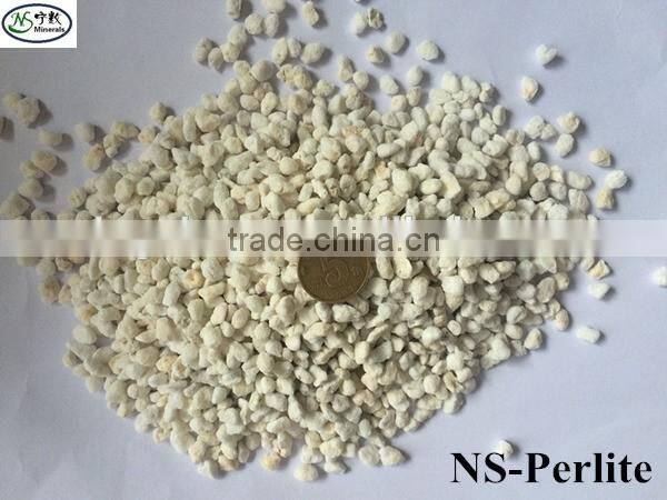 Factory Price Horticultural 2-4mm Expanded Perlite for Hydroponic Soil Conditioner