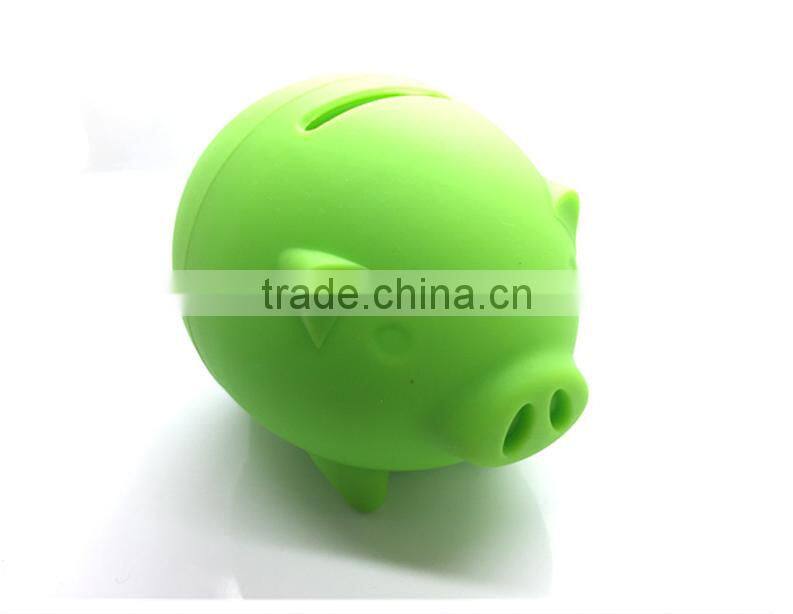 Various shape silicone Piggy bank saving pot