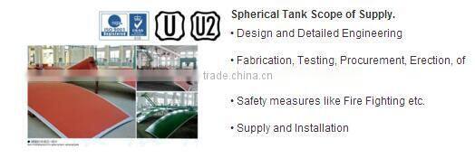 Best price of natural gas storage tanks made in China