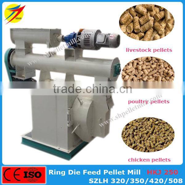 1 ton per hour cattle goat sheep feed pellet making machine with CE ISO