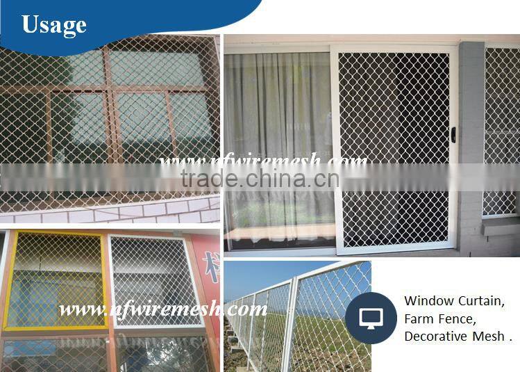 Aluminum Expanded Metal Wire Mesh/Aluminum Mesh for Window(Guangzhou Factory)