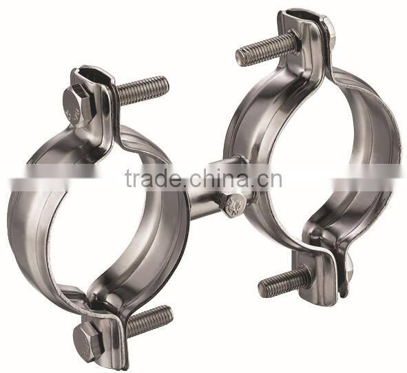 Stainless steel clip / tri clamp / tri clover / flange