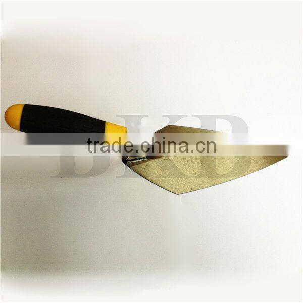 9 inch stainless steel diamond shape putty knife with rubber handle
