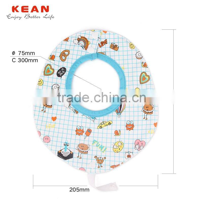 China factory wholesale pure cotton baby bibs with triangle teether