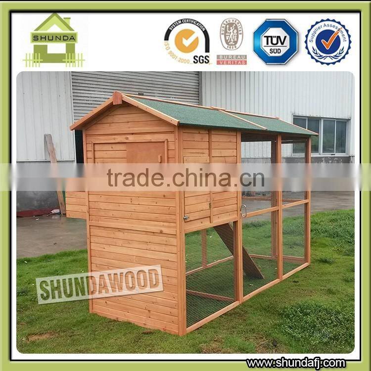 SDC08 Large outdoor cheap chinese waterproof wooden chicken coop