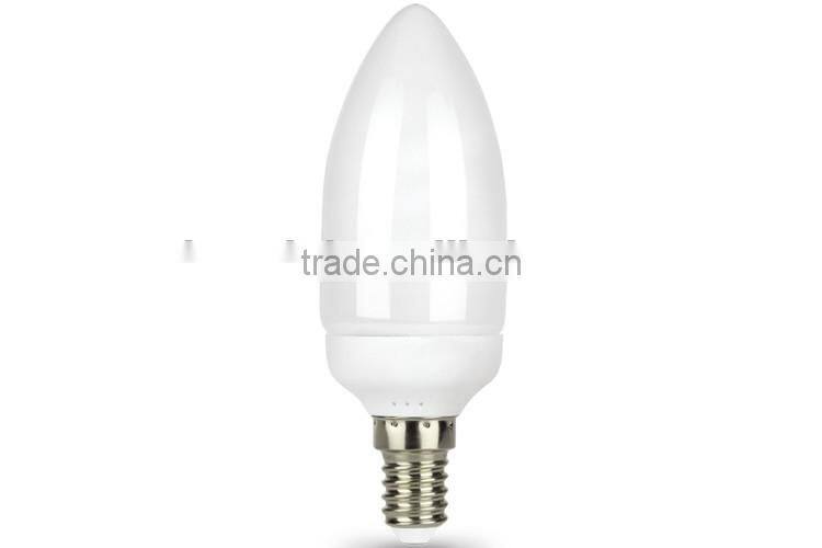 C37 450lm 9w E14 candelabra fluorescent decorative light bulb