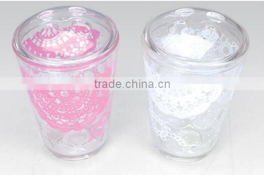 DC4021 attractive plastic toothbrush holder