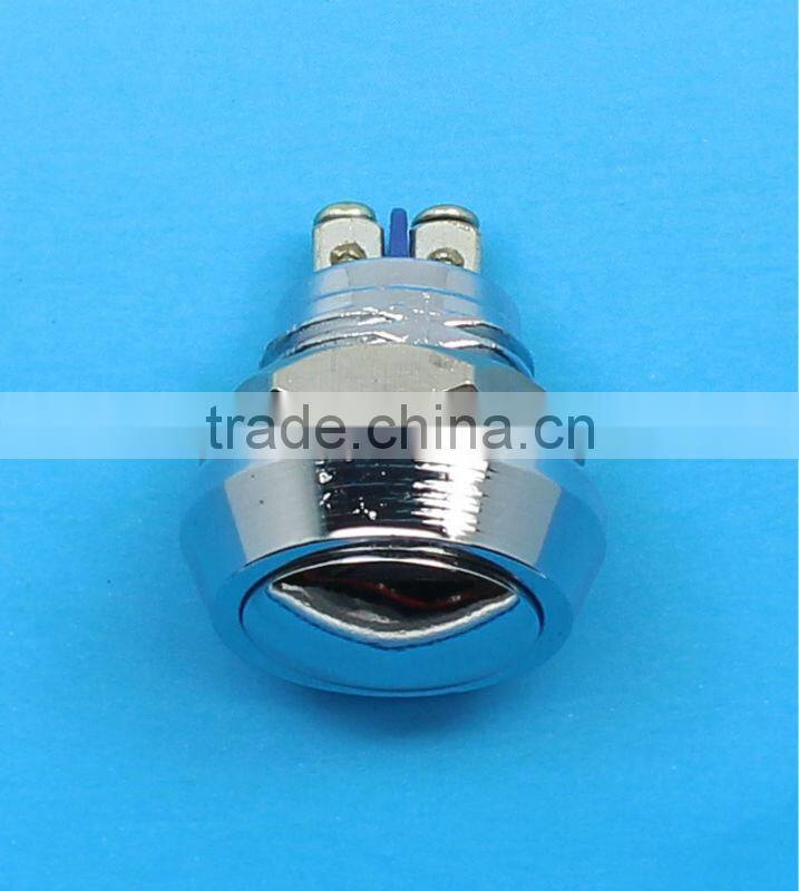 12mm momentary screw terminals metal push button switch