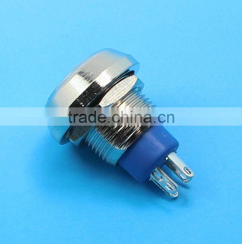 12mm waterproof momentary push button switch