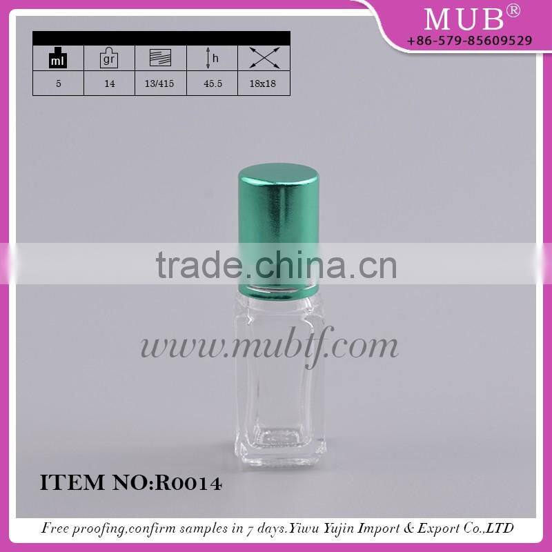 ROOO7 new design roll bottle glass bottle for perfume wholesale