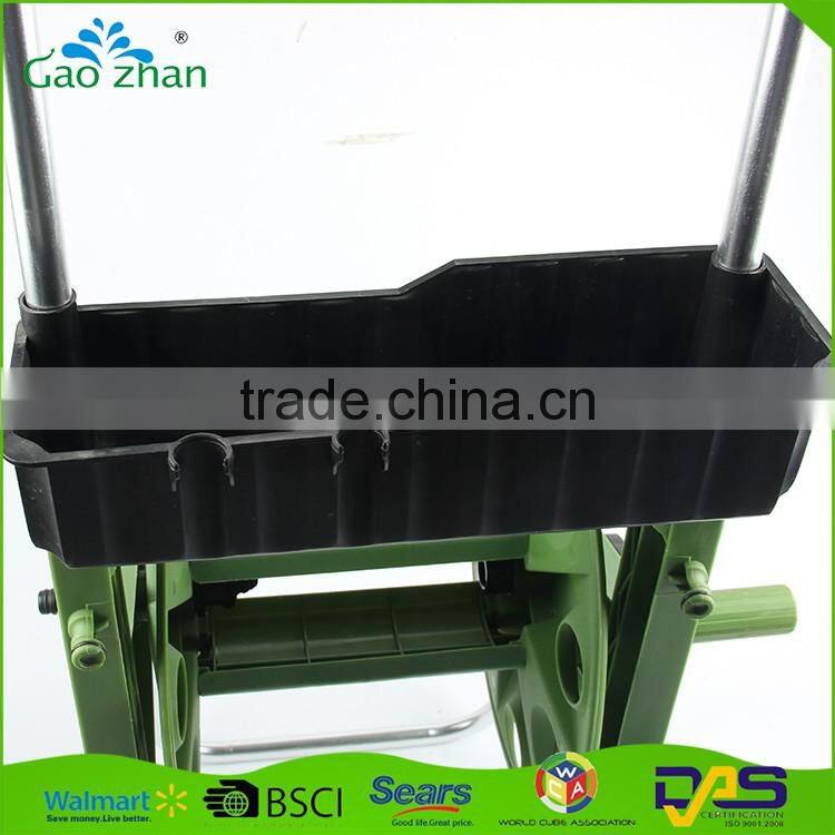 Professional garden supplier easy working hand-push type hose reel cart