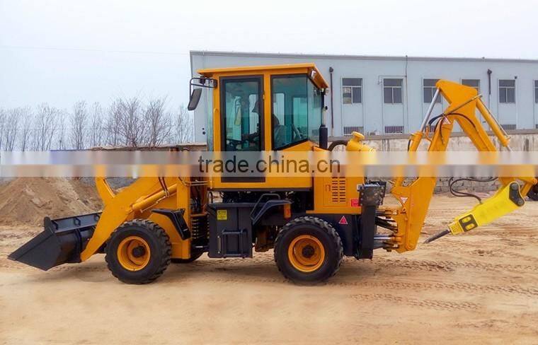 Hydraulic Backhoe Loaders from China with 38KW