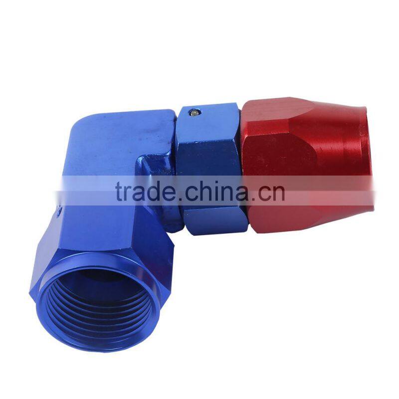 12 AN12 12-AN 90 DEGREE OIL/FUEL/GAS LINE HOSE SWIVEL SEAL END ADAPTOR FITTING