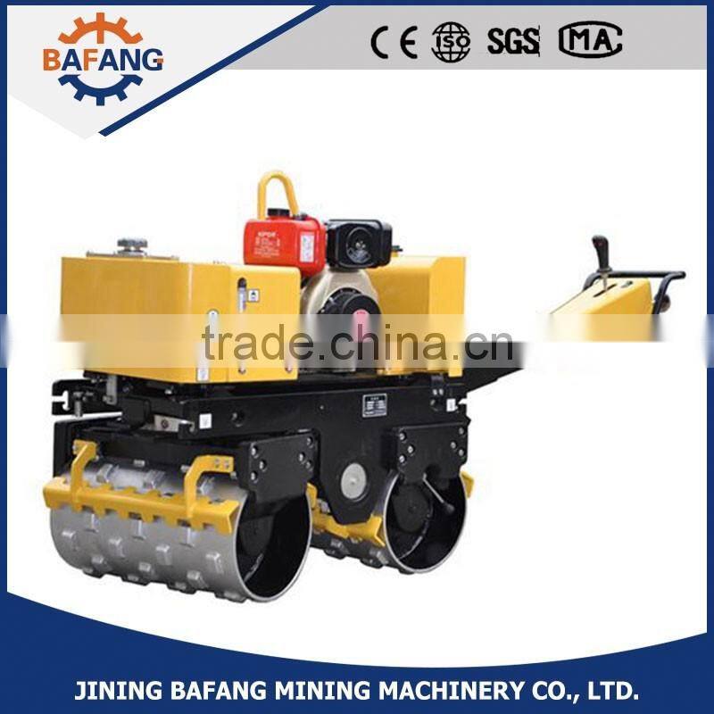 YLS 600B walk behind diesel engine double drum road roller