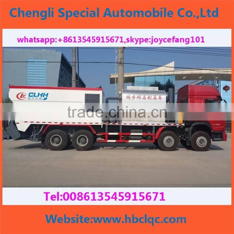 Hot Sale 6x4 Howo Asphalt Synchronous Chip Sealer