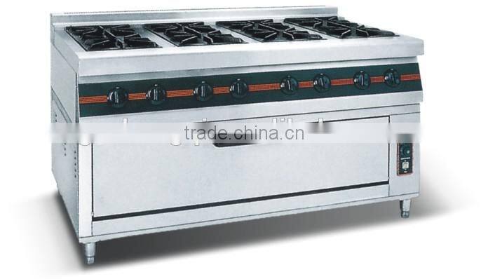 Hotel & Restaurant Supplies ,gas oven with burners(ZQ-410)