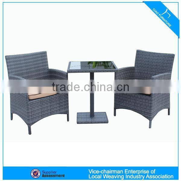 CF1203 Outdoor synthetic rattan furniture elegant coffee table and chairs sets
