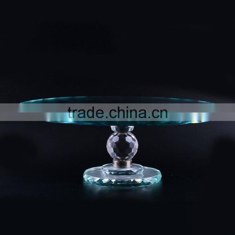 New product special design wedding crystal cake stand wholesale price 2016