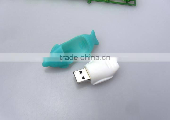 Environmental silicone cartoon USB shell pvc usb stick