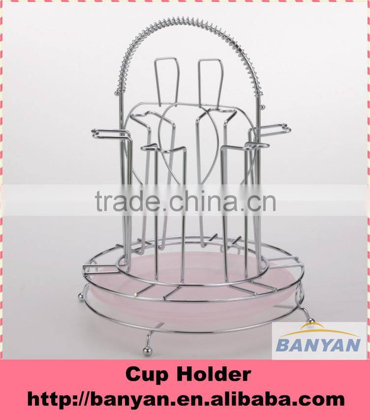 Metal cup holder, Metal wire cup holder, plastic cup holders