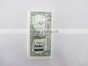 3 ply US dollar printed pocket recycled tissue paper