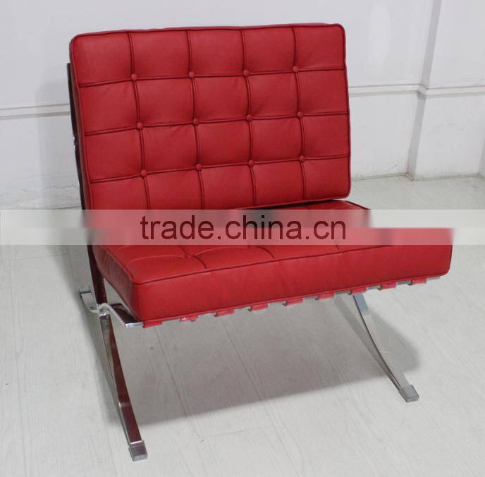 leather barcelona chair lounge chair