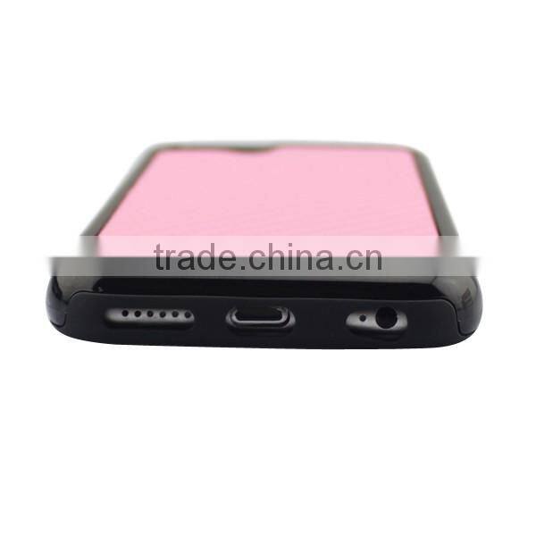 Cheap price custom blank TPU PC mobile phone case cover with leather for iphone 6 6 plus