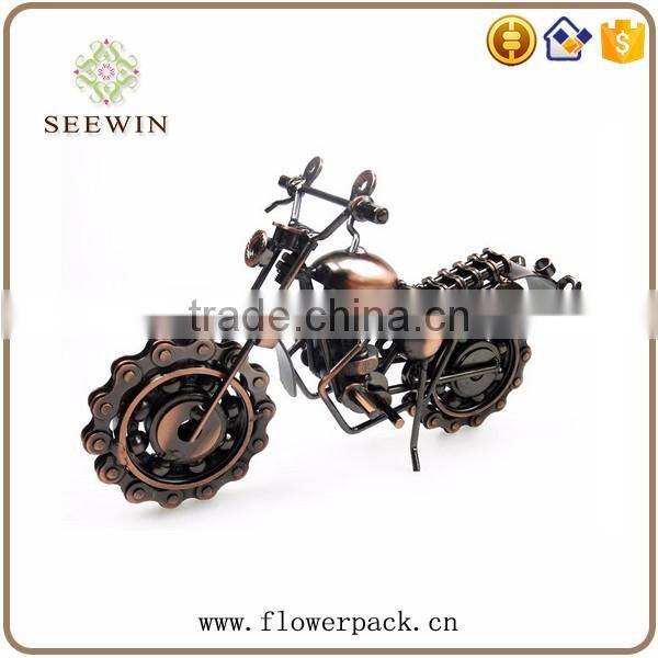 Large wrought iron motorcycle