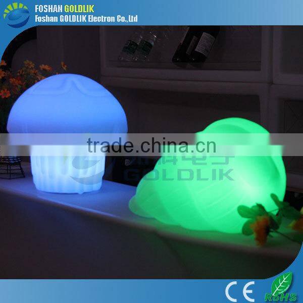 16 color change kids led table lamps / home decorative light with Wireless DMX Control