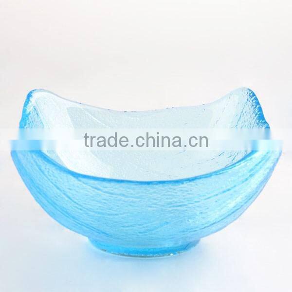 hot sale mini colorful glass bowl charger plates