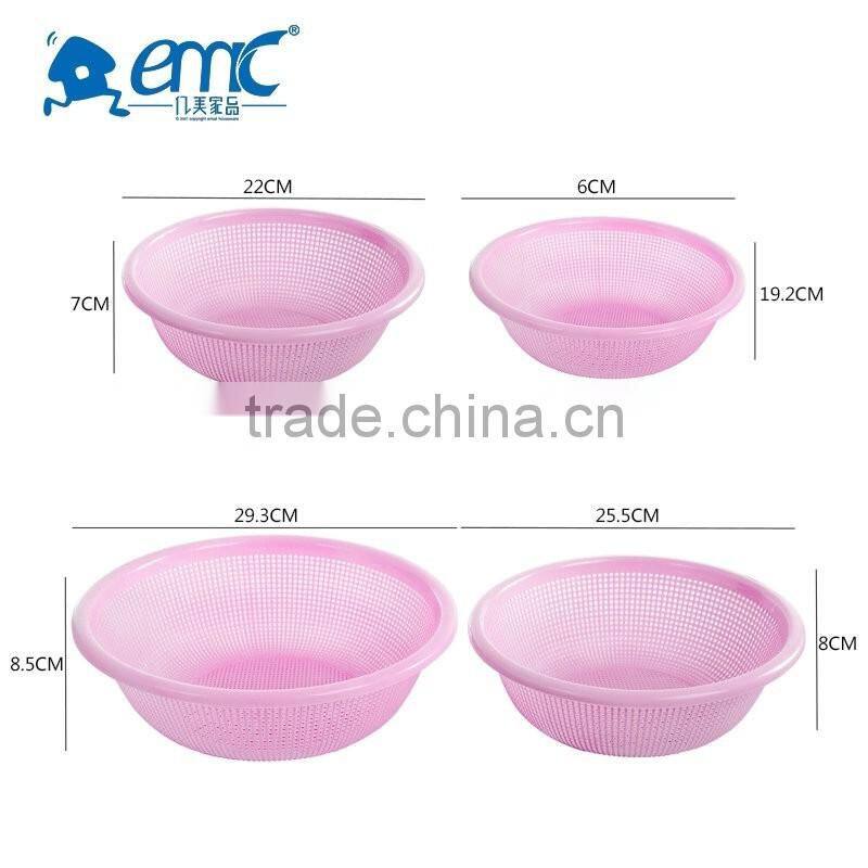 emc Fruit and vegetable cleaning basket fruit and vegatables(set of 4)draining plastic basket