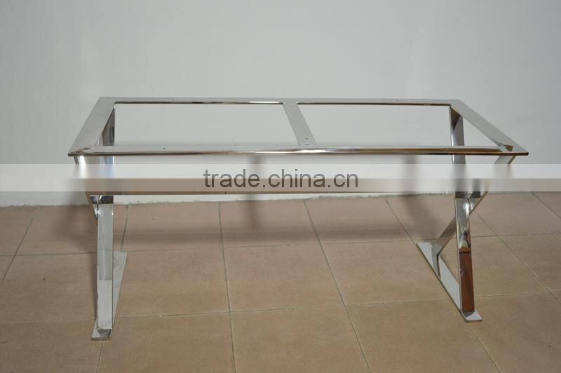 Stainless steel dining table base