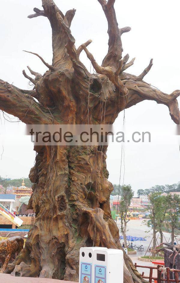 Fiberglass giant tree decoration for zoo or amusement park