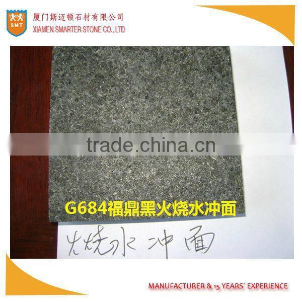 Flamed water jet g684 cut to size tile for outdoor