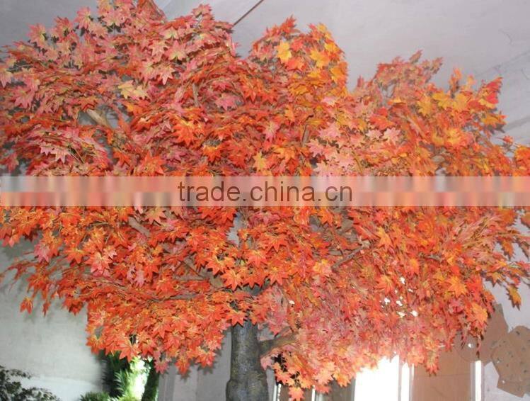 GNW BTR1086 red leaf maple tree for waiting room decoration hot sales in Guangzhou