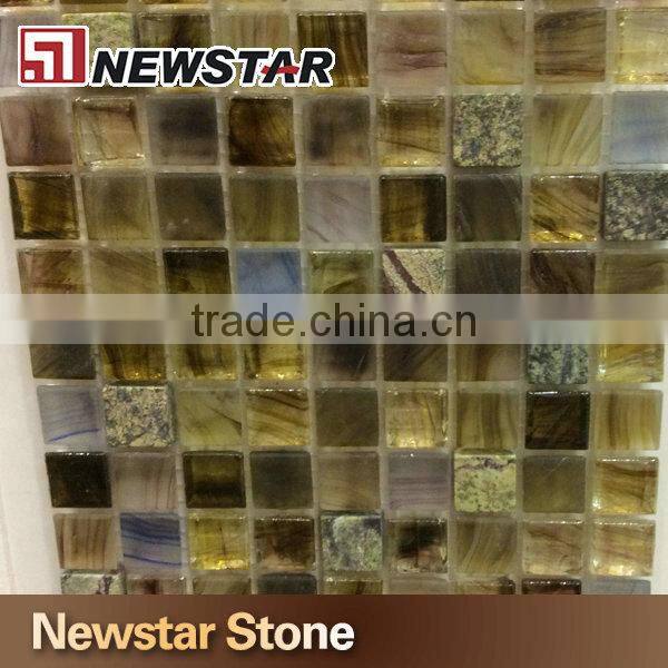 Characteristic diamond mosaic marble
