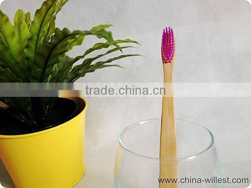 High quality soft bristle bammboo tooth brush