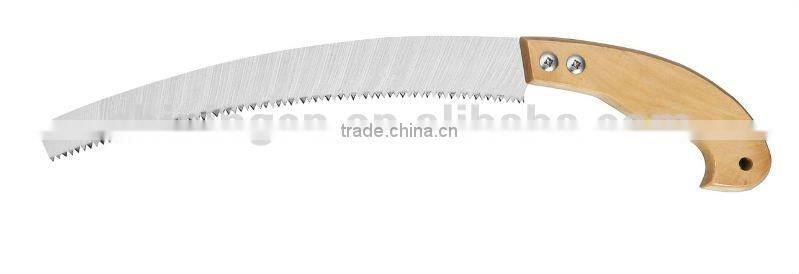 wooden hand saw for cutting wood