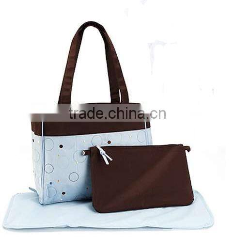 Slik Printing Promotional Diaper Bag Microfiber Baby Diaper Bag