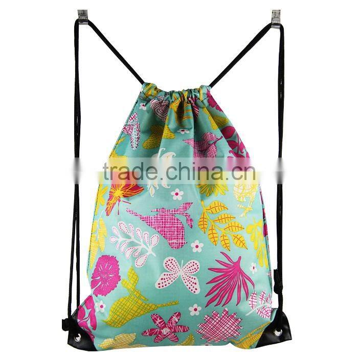 Polyester Material and Rope Handle Style nylon drawstring bag