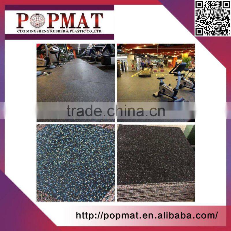 Customized gym rubber floor mat anti-slip floor mat