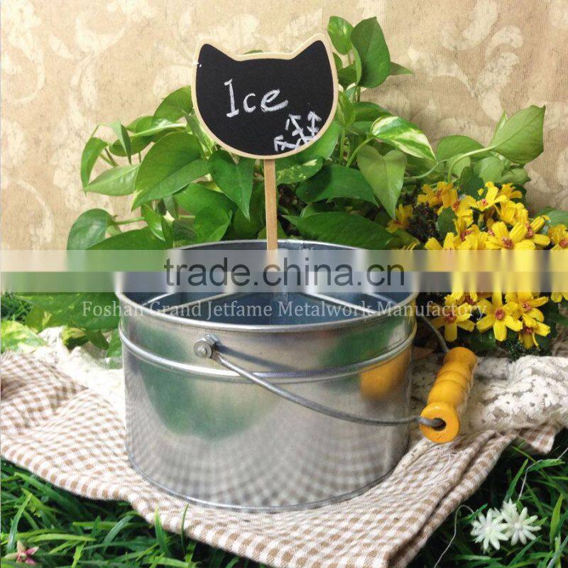 4 compartment metal ice bucket Coolers & Holders wine ice bucket