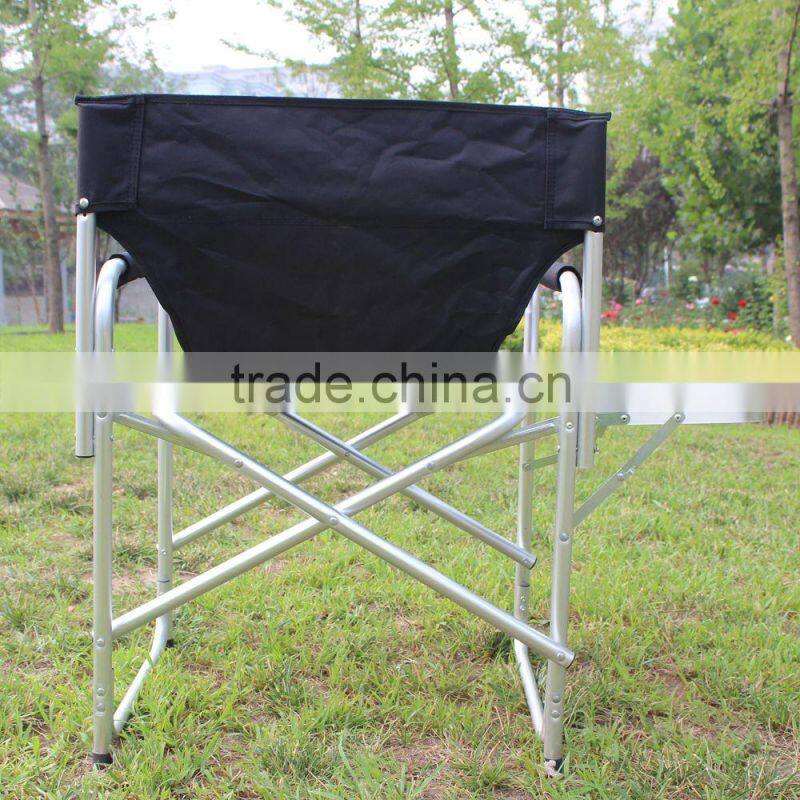 Hot cheap price folding aluminum director chair with side table for outdoor